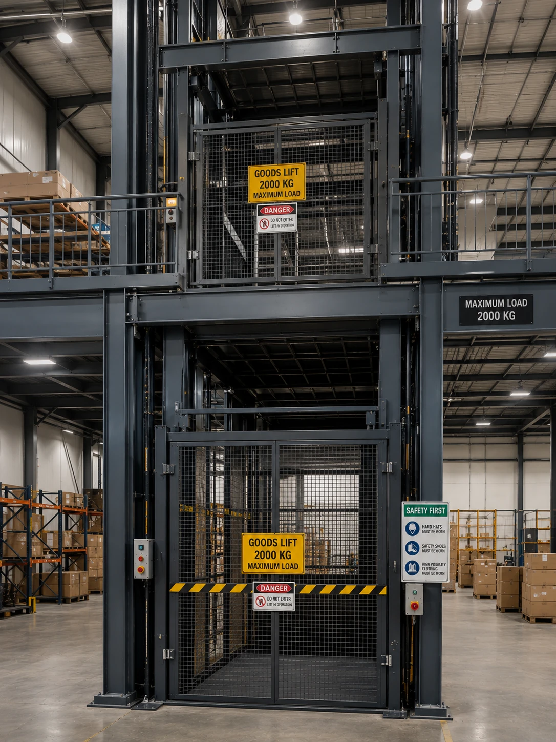 Heavy Goods & Hoist Lift view 3